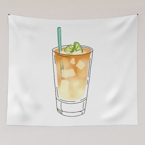 Item preview, Dark and Stormy (Dark 'N' Stormy) Cocktail designed and sold by antevasinart.