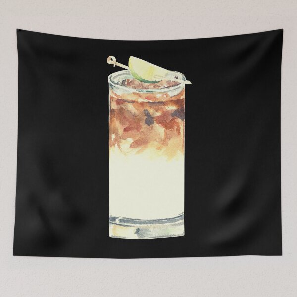 Item preview, Dark and Stormy (Dark 'N' Stormy) Cocktail designed and sold by antevasinart.