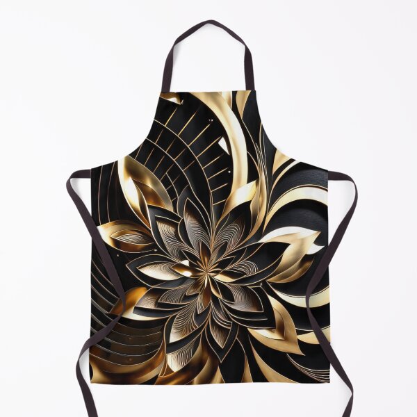 Item preview, Black and gold flower paper art designed and sold by RK - Shop.