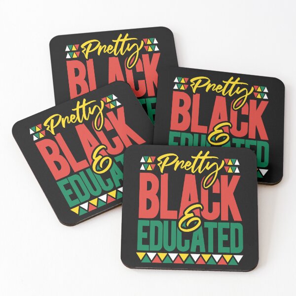 Item preview, Pretty black and educated designed and sold by pqrstshirts.