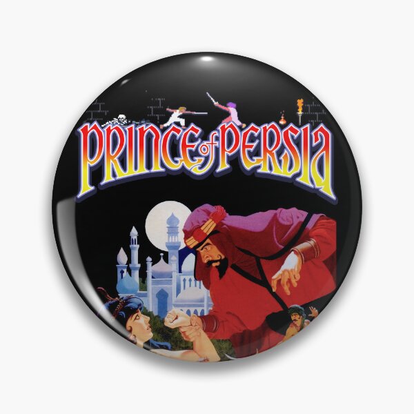 Item preview, The Prince of Persia (BLACK background) - Classic Retro DOS Game! designed and sold by RetroTeeStudio.