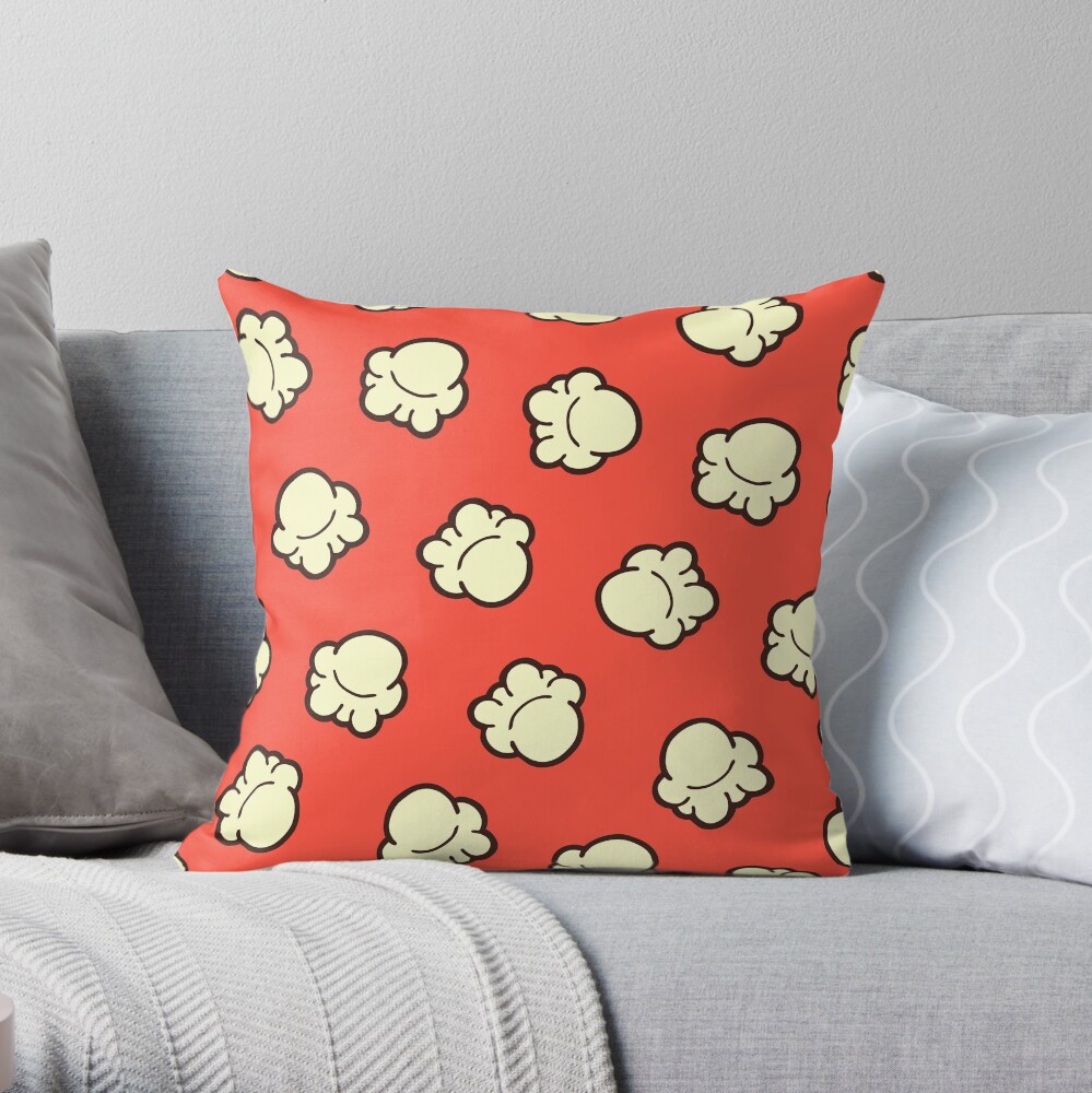 Popcorn Pattern Throw Pillow