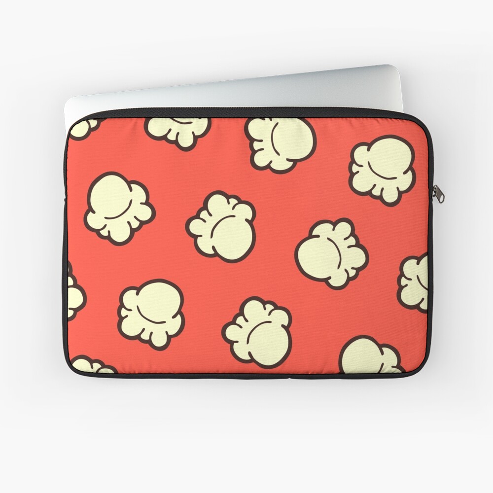 Popcorn Pattern Laptop Sleeve