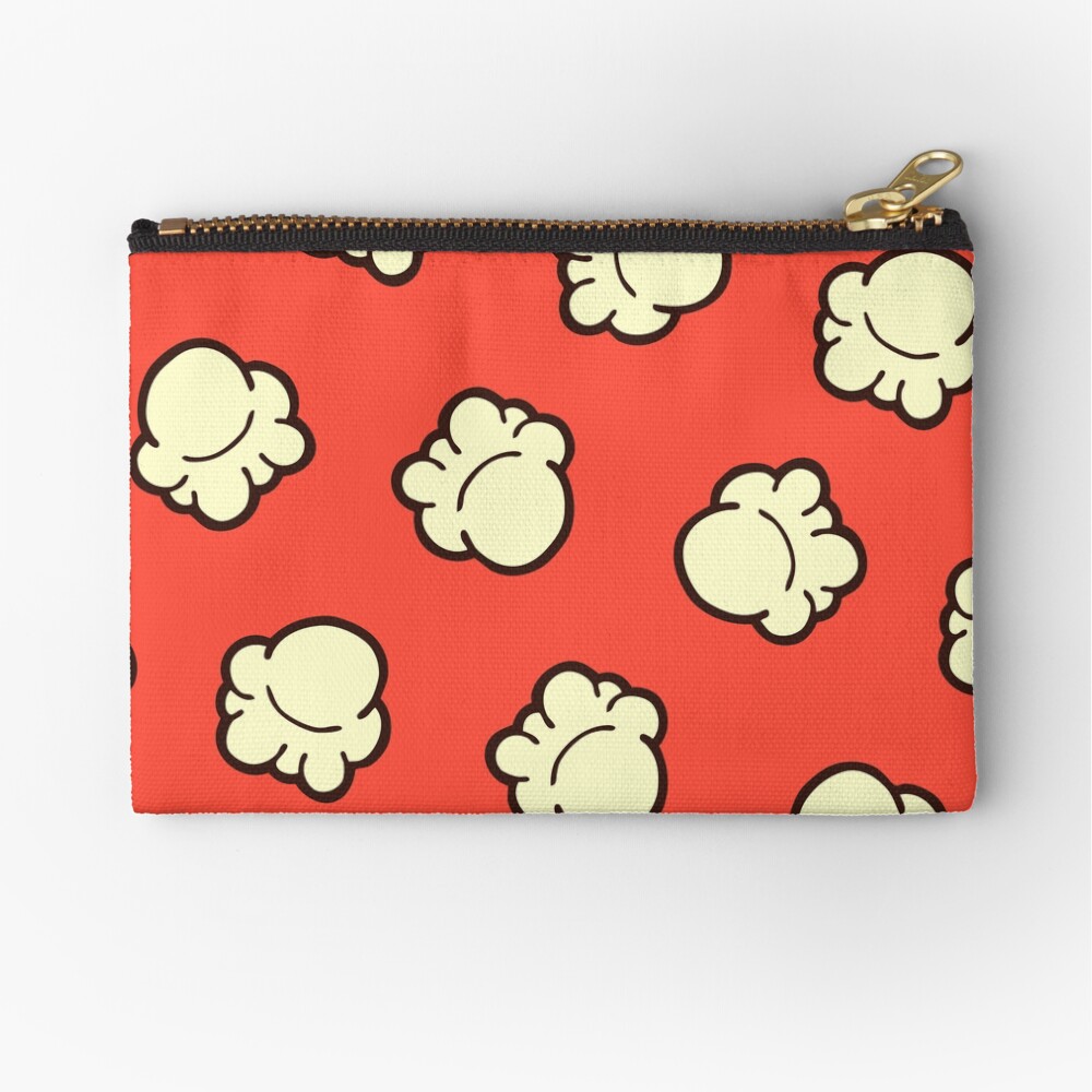 Popcorn Pattern Zipper Pouch
