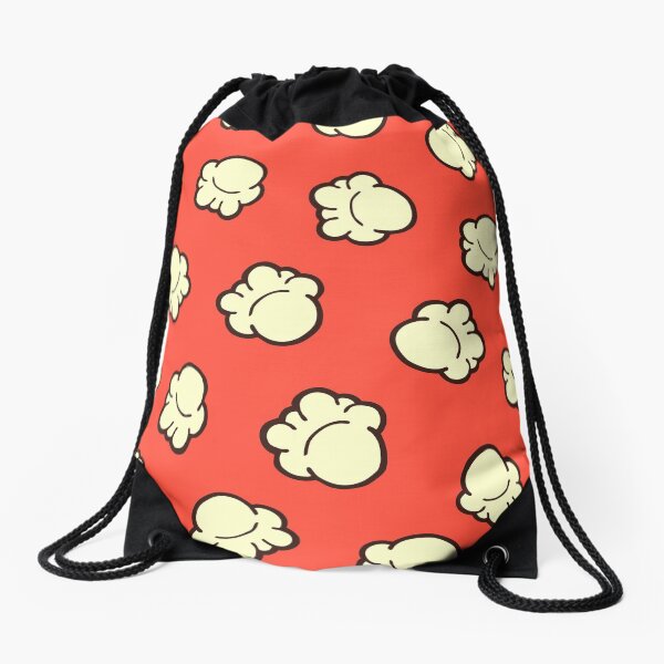 Popcorn Pattern Drawstring Bag