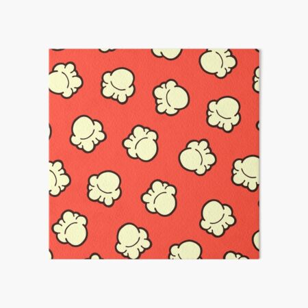 Popcorn Pattern Art Board Print