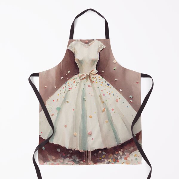 Item preview, A Wedding Dress Watercolor 1950's Vintage Bridal Gown designed and sold by CGSGraphics.
