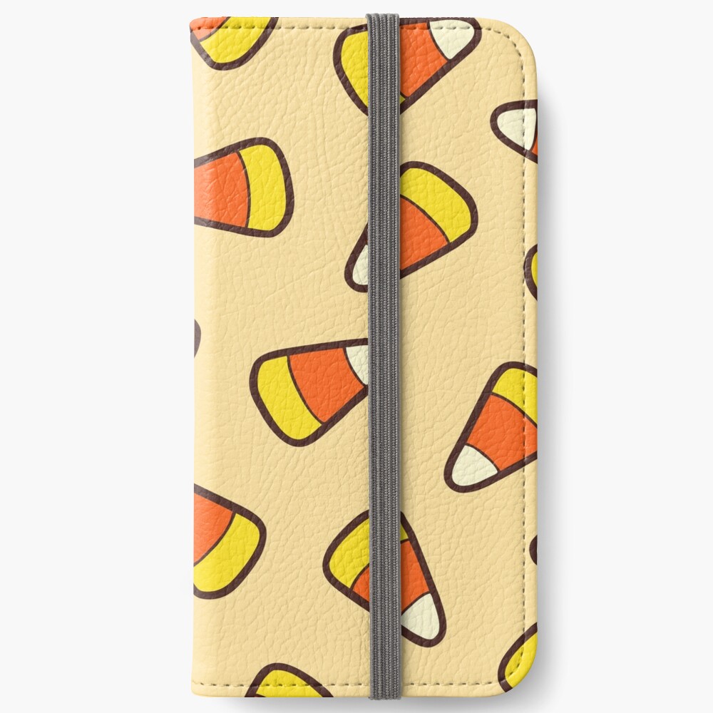 Candy Corn Pattern iPhone Wallet