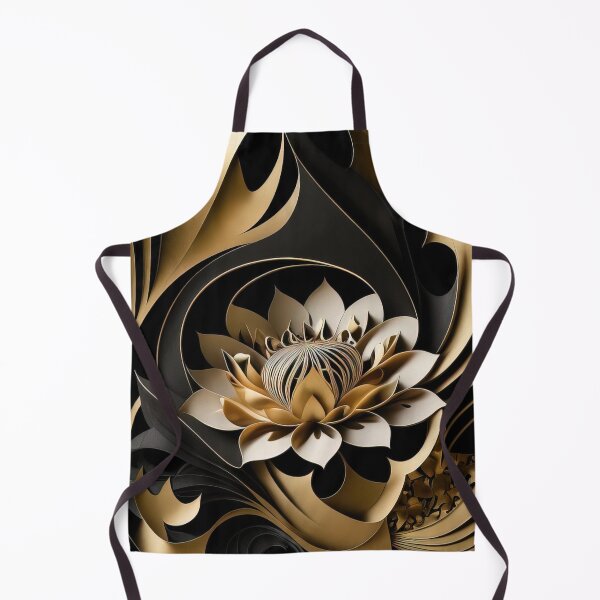 Item preview, Black and gold metal protea flower designed and sold by RK - Shop.