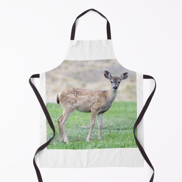 Item preview, Alerted White-spotted Black-tailed Deer Fawn Grazing designed and sold by yhelfman.