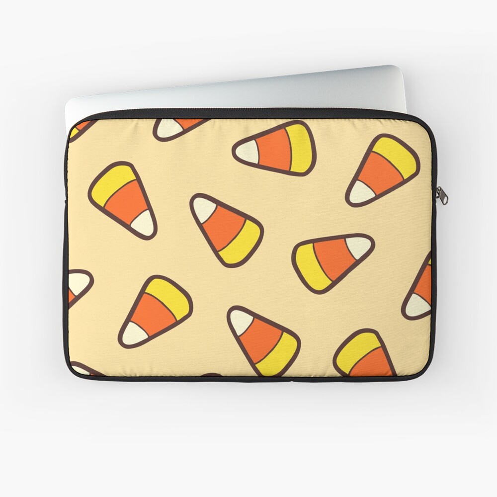 Candy Corn Pattern Laptop Sleeve