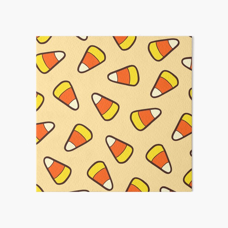 Candy Corn Pattern Art Board Print