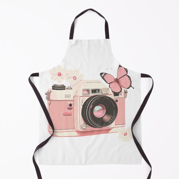 Item preview, Cute pastel colors camera with flowers designed and sold by Daimonxart.