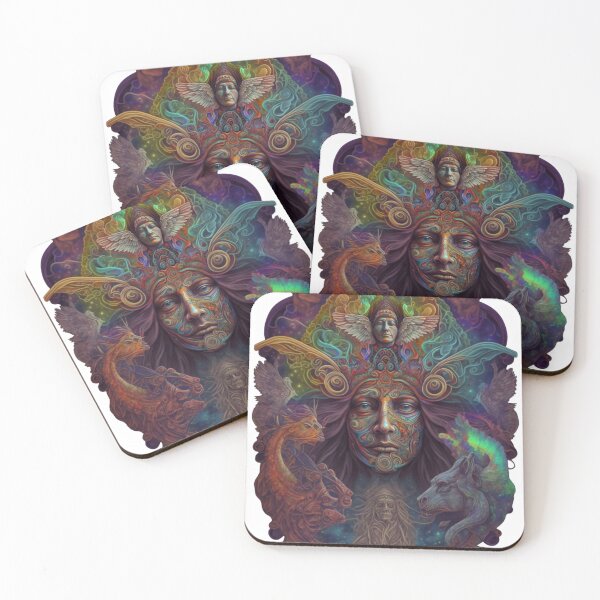 Item preview, Tribal  shamanic visions designed and sold by MindTankArt.