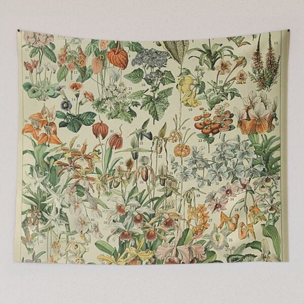 Item preview, Fleurs D (Flowers) by Adolphe Millot designed and sold by tomorrowsart.