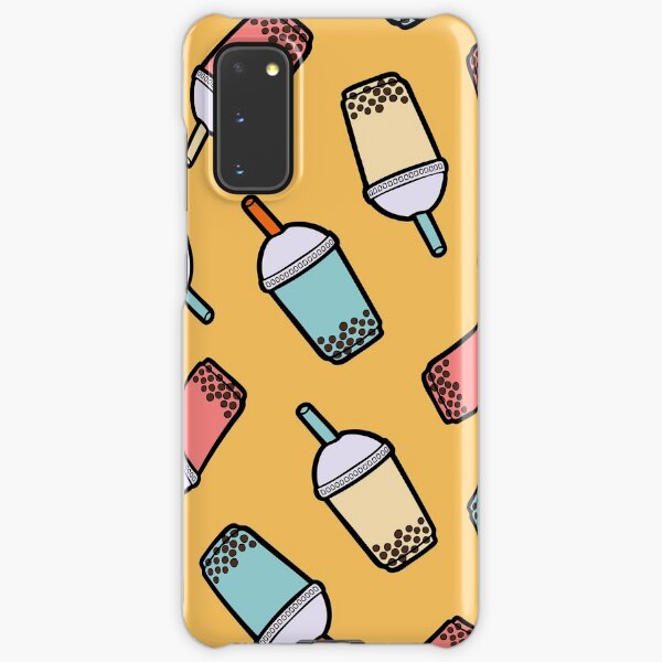 Bubble Tea Pattern Samsung Galaxy Snap Case