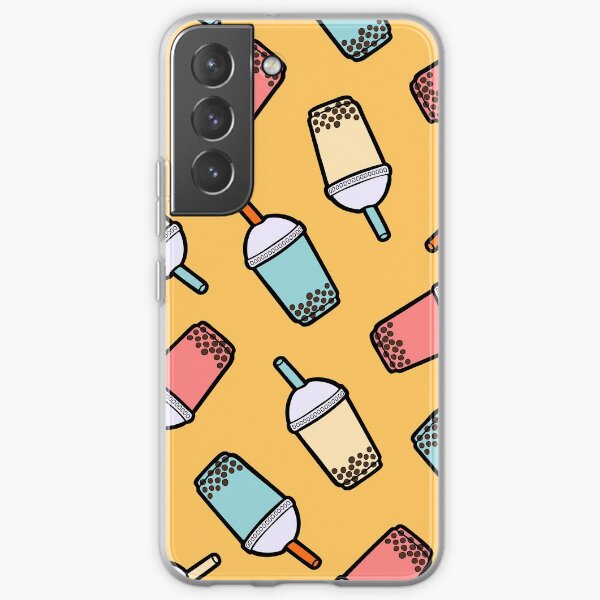 Bubble Tea Pattern Samsung Galaxy Soft Case