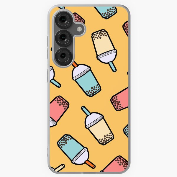 Vista previa del artículo con la obra «Patrón de té de burbujas», diseñado y vendido por evannave.