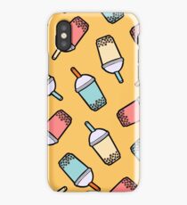 Bubble Tea Pattern iPhone Case