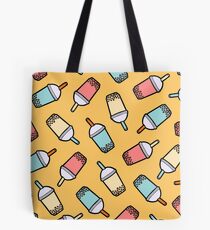 Bubble Tea Pattern Tote Bag