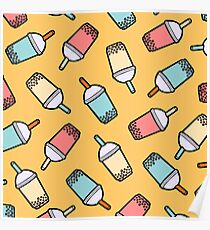 Bubble-Tee-Muster Poster