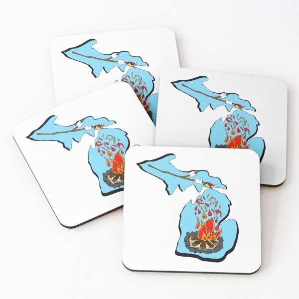 Item preview, Michigan Campfire and Marshmallows designed and sold by Fancyc.