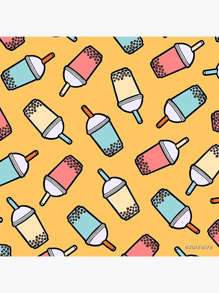 Bubble Tea Pattern by evannave