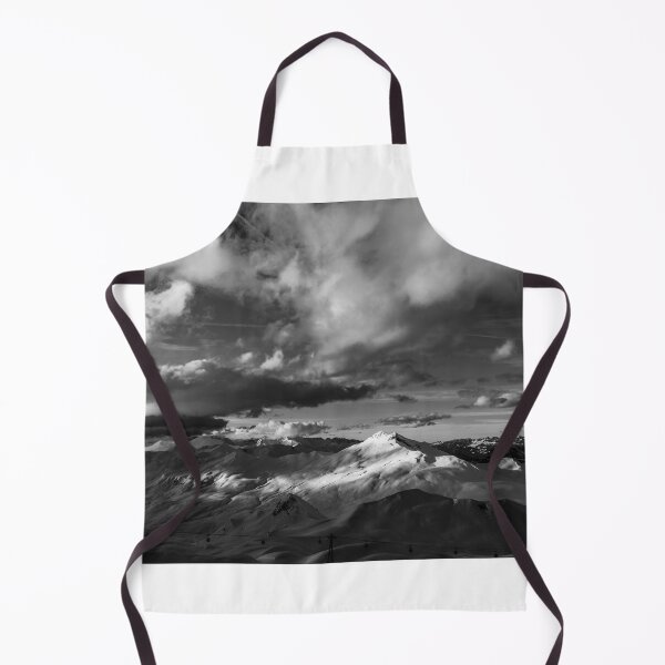 Item preview, Mountains near Davos - panoramic view in black and white designed and sold by U-WESTDESIGN.