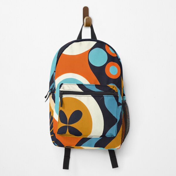 Item preview, Vintage Groovy Geometric Flat Color Pattern designed and sold by thisisallahoax.