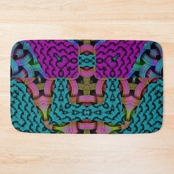 Item preview, EXHILARATING PAINTING BASKET OF COLORFUL WEAVES ABSTRACT GEOMETRIC PATTERNS designed and sold by Ralek.