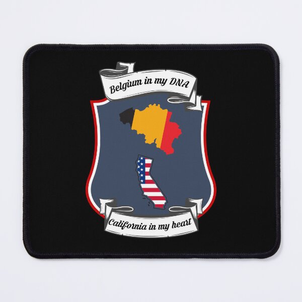 Item preview, Belgium republic in my DNA, California in my heart Heritage designed and sold by Tony ⭐⭐⭐⭐⭐.