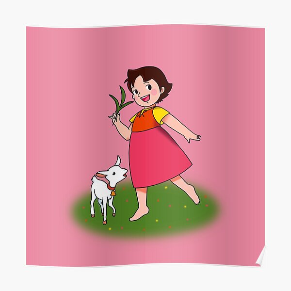 Heidi Cartoon Posters for Sale | Redbubble