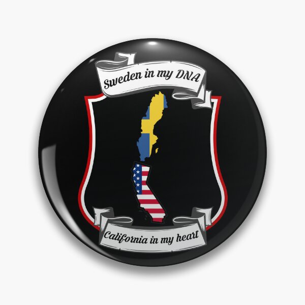 Item preview, Sweden in my DNA, California in my heart Heritage designed and sold by Tony ⭐⭐⭐⭐⭐.