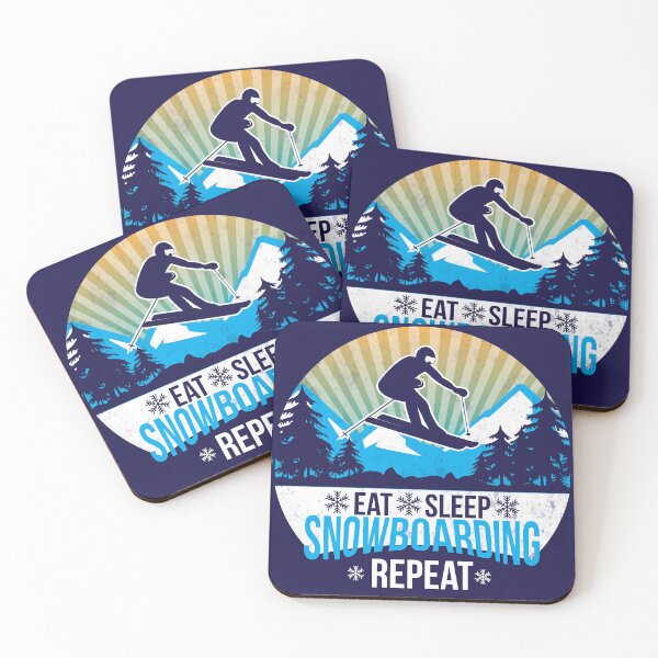 Item preview, Eat Sleep Snowboarding Repeat, Snowboarding lovers designed and sold by NawalMagdy.