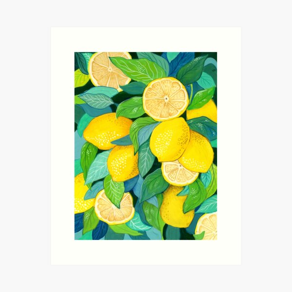 Lemons Art Print