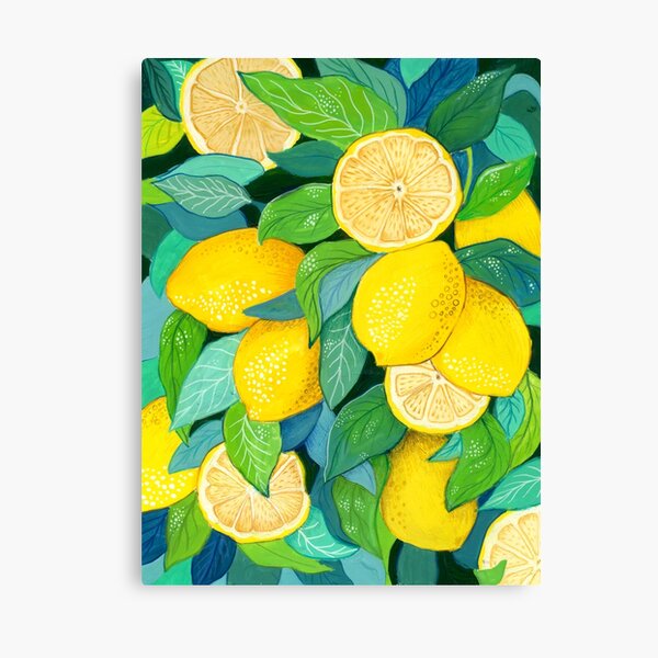 Lemons Canvas Print