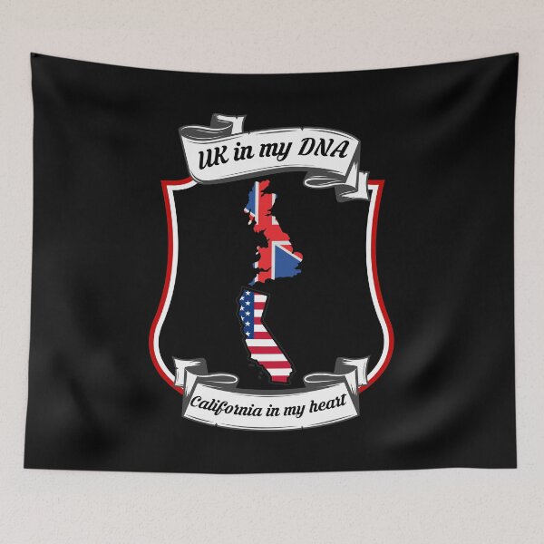Item preview, UK in my DNA, California in my heart Heritage designed and sold by Tony ⭐⭐⭐⭐⭐.