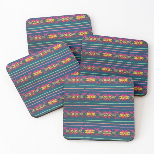 Item preview, Starry print mexican blanket authentic rebozo índigo blue designed and sold by T-Mex.