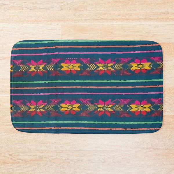 Item preview, Starry print mexican blanket authentic rebozo índigo blue designed and sold by T-Mex.