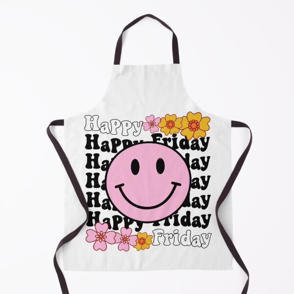 Item preview, Happy Friday Positive Energy Vibes Pink Happy Face designed and sold by PearlMoonGrapes.
