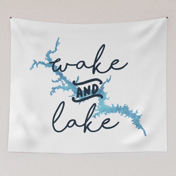 Item preview, Wake & Lake at Lake Wateree designed and sold by DRHArtistry.