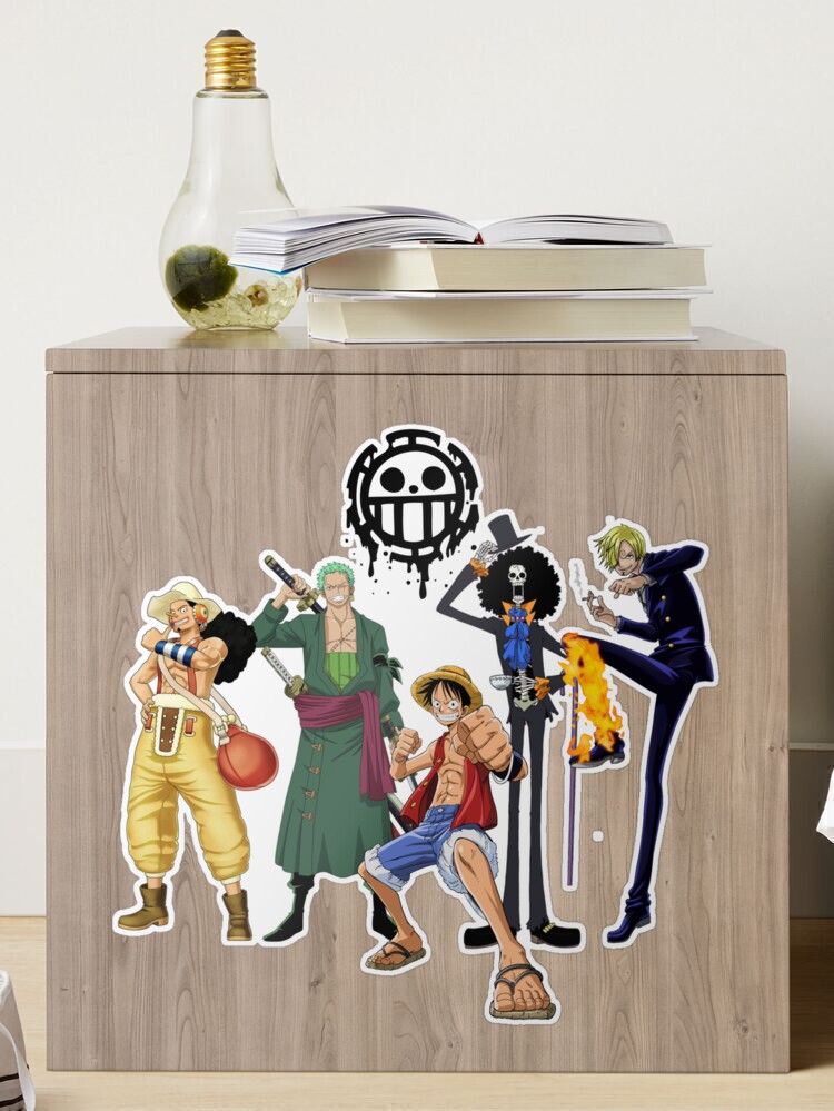 one piece characters Sticker for Sale by MEDesign4