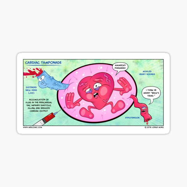 Cardiac Tamponade Sticker