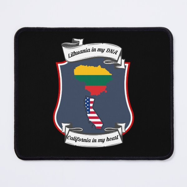 Item preview, Lithuania in my DNA, California in my heart Heritage designed and sold by Tony ⭐⭐⭐⭐⭐.