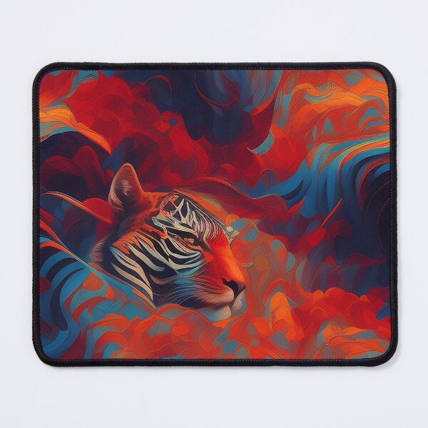 Item preview, Surreal Tiger Pattern designed and sold by Ellen Davis.