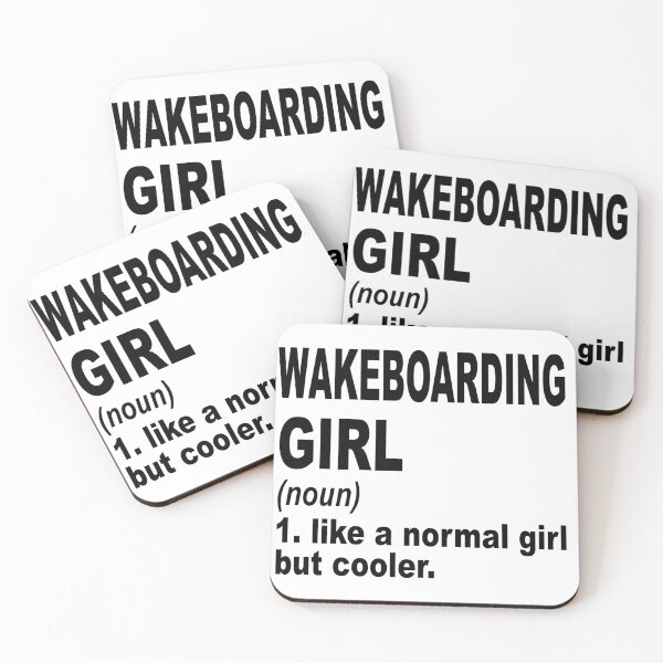 Item preview, Wakeboarding Girl Like A Normal Girl But Cooler,Wakeboarding Lovers Gift designed and sold by Dogs Geeky⭐⭐⭐⭐⭐.