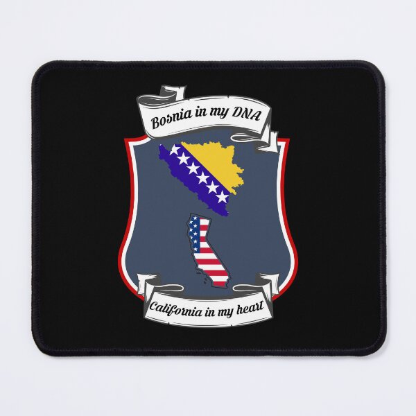 Item preview, Bosnia in my DNA, California in my heart Heritage designed and sold by Tony ⭐⭐⭐⭐⭐.
