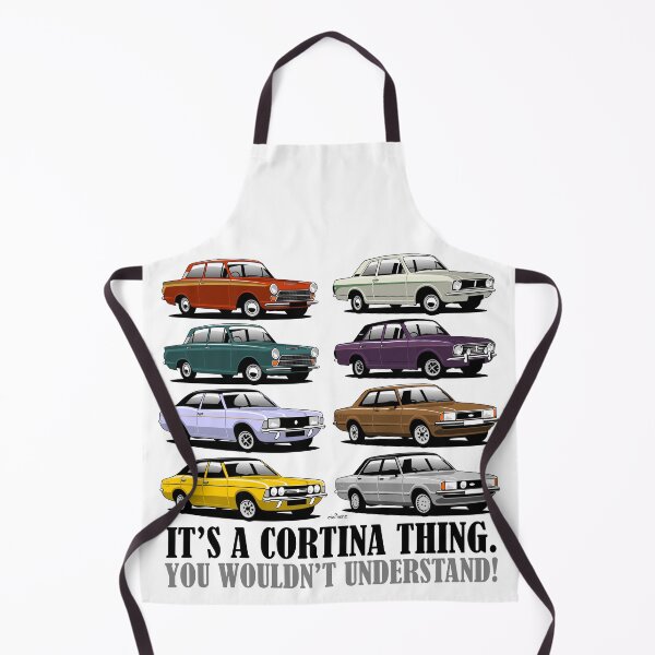 Item preview, Ford Cortina evolution poster designed and sold by car2oonz.
