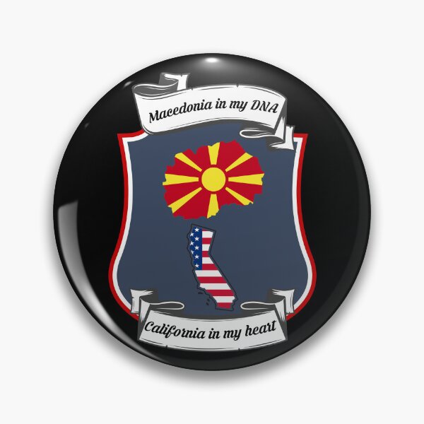 Item preview, Macedonia in my DNA, California in my heart Heritage designed and sold by Tony ⭐⭐⭐⭐⭐.