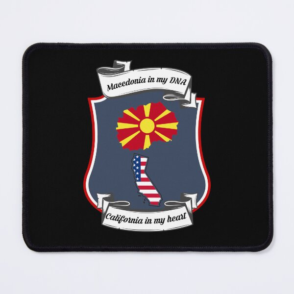 Item preview, Macedonia in my DNA, California in my heart Heritage designed and sold by Tony ⭐⭐⭐⭐⭐.